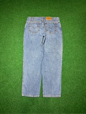 Vintage 90s Levi’s 545 Jeans, Loose Baggy Pants Orange Tab Iconic (Size 36x30)